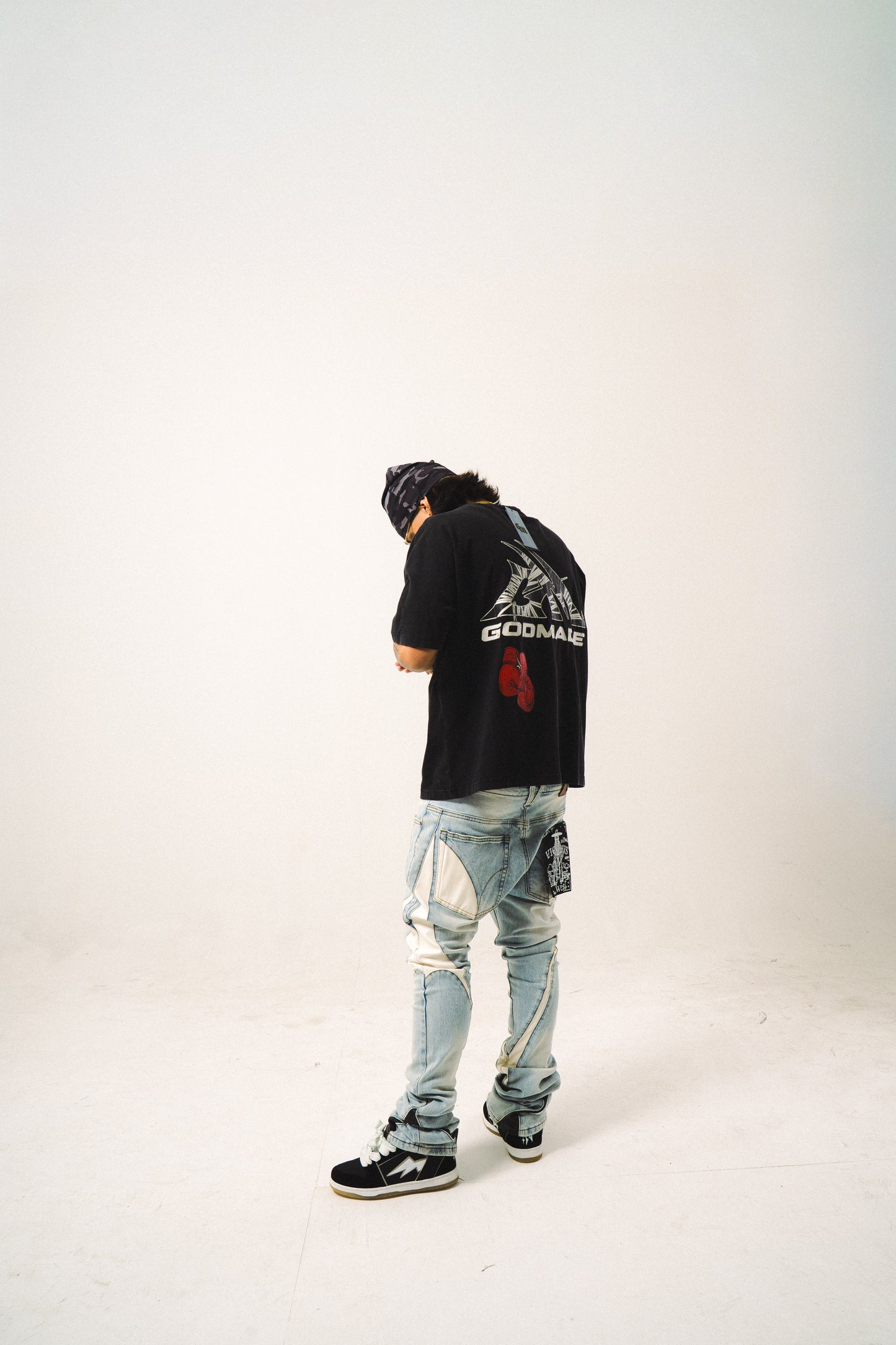 GODMADE WRAPPED TEE - BLACK