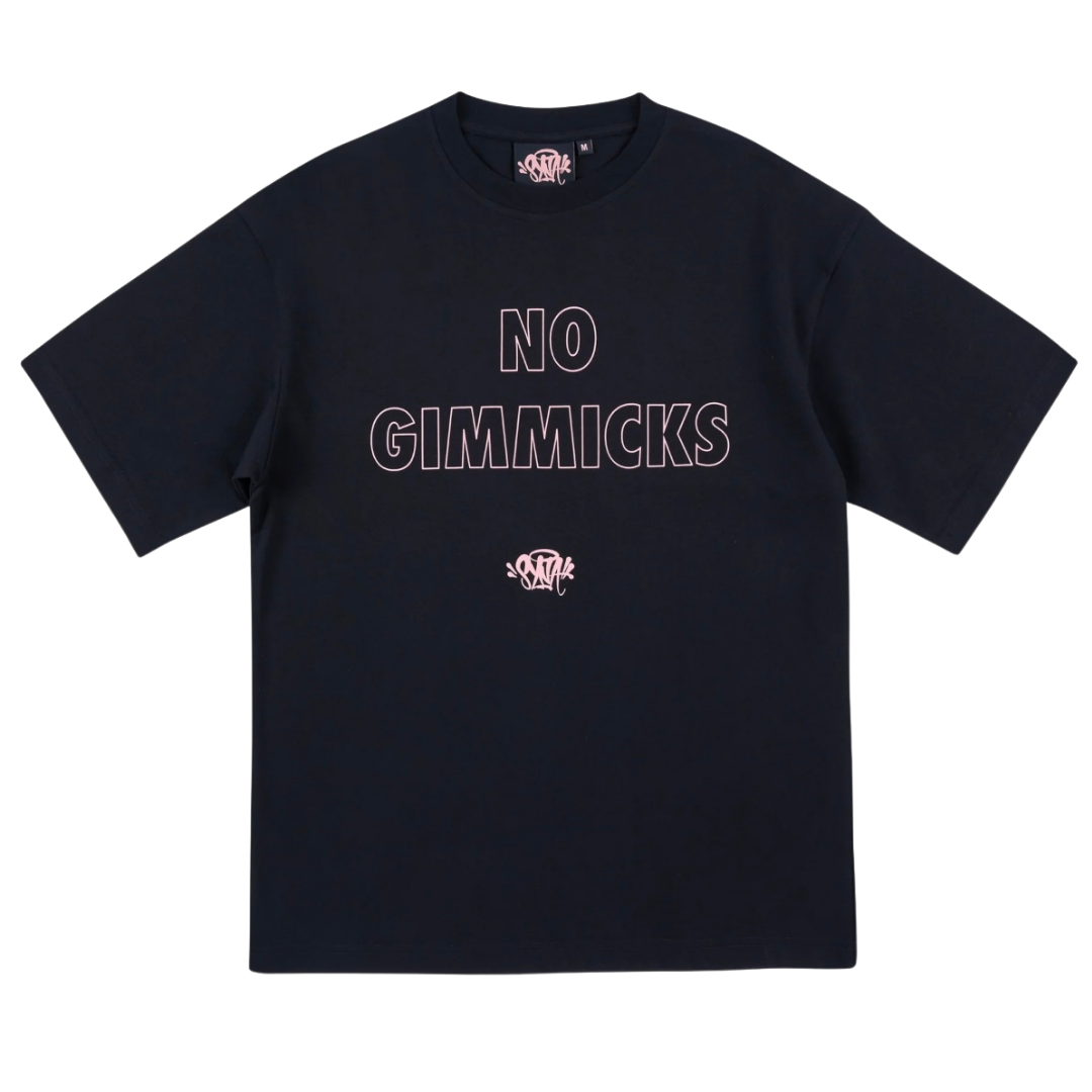 SYNA ‘NO GIMMICKS’ TEE - BLACK