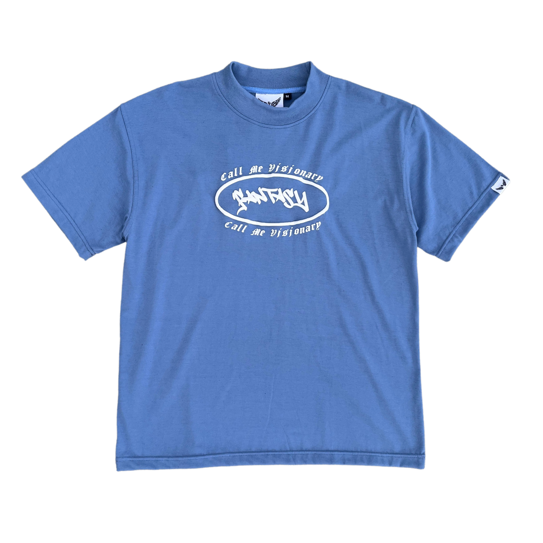 CALL ME VISIONARY - LIGHT BLUE TEE