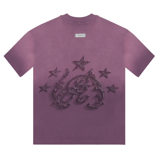PURE RUSTIC TEE - WASHED PURPLE