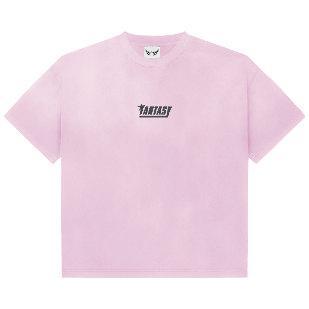 FANTASY SUPPLY MONOGRAM TEE - PINK