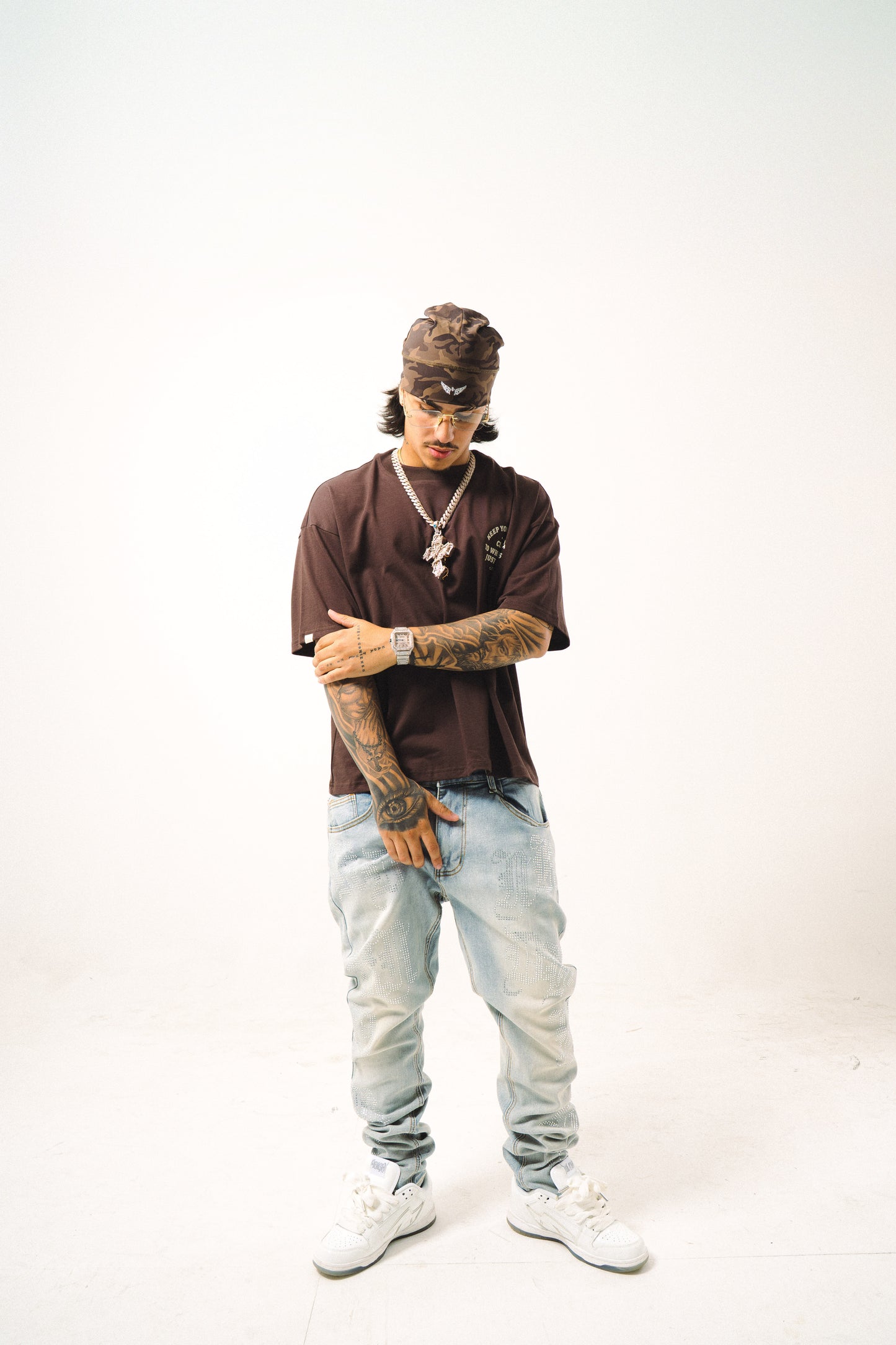 TRUE HEART TEE - BROWN