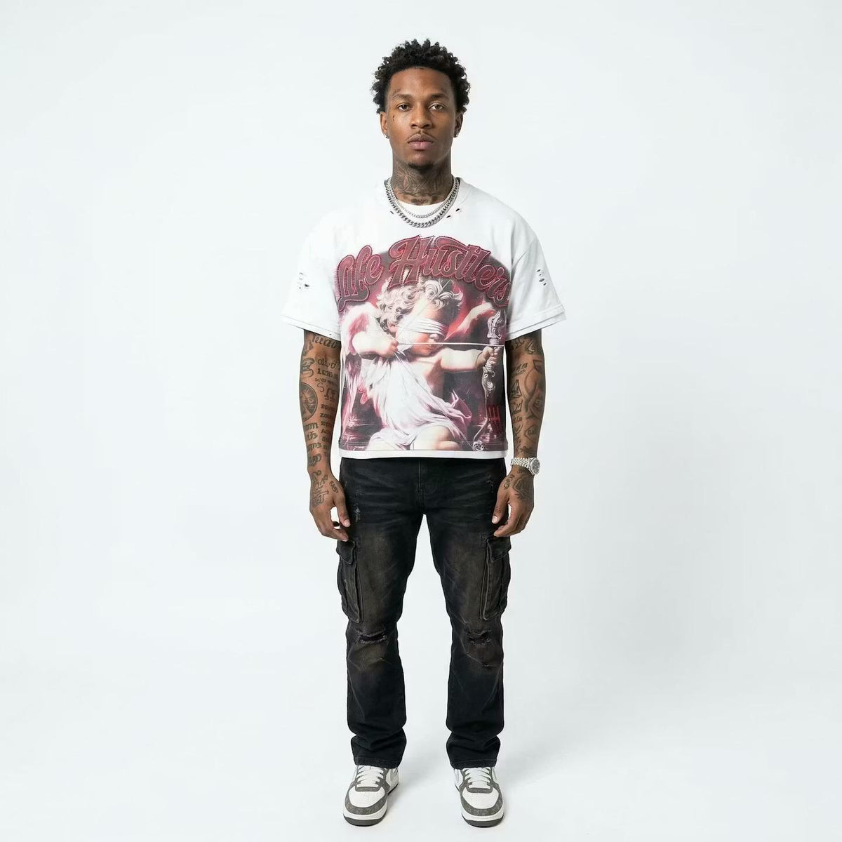 LIFE HUSTLERS CUPID TEE - WHITE