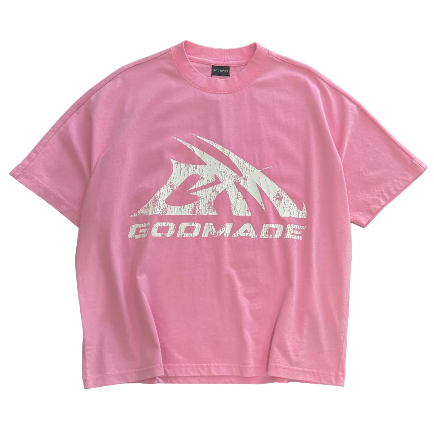 GODMADE LOGO TEE - WASHED PINK