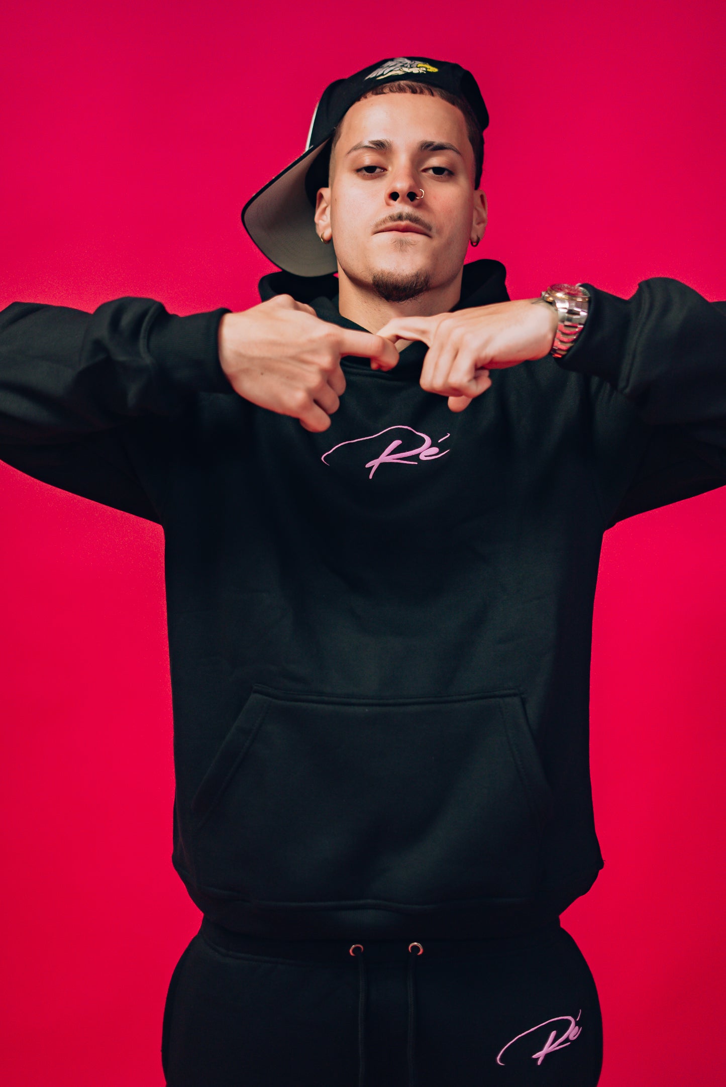 REMERS x FANTASY SUPPLY HOODIE - BLACK