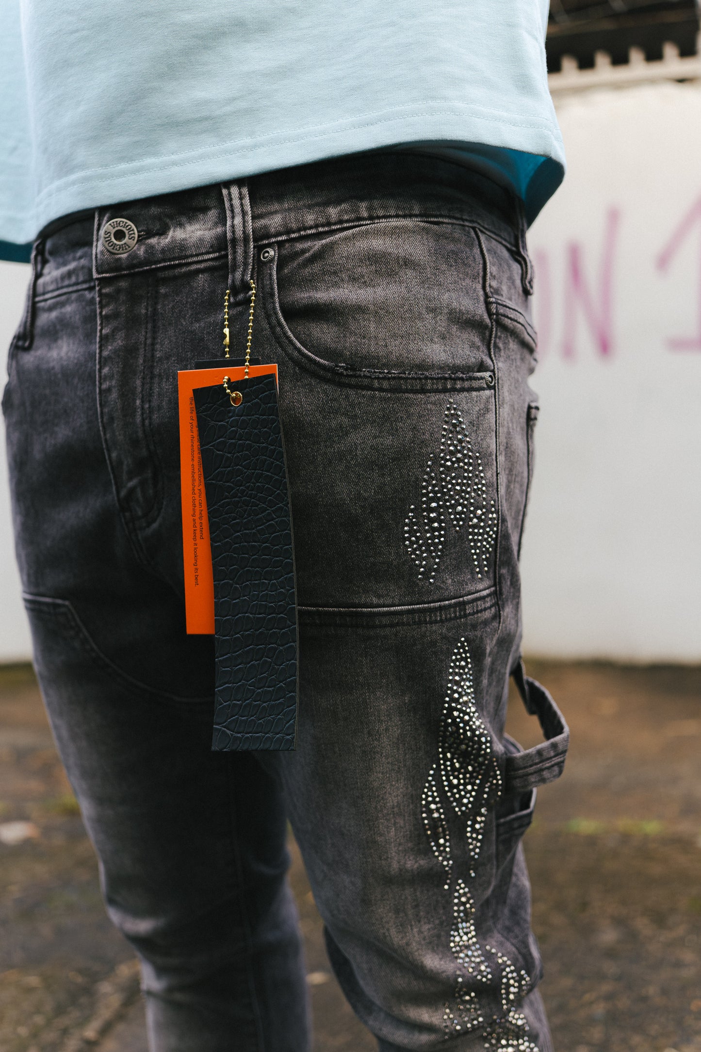 VICIOUS CARPENTER DENIM - GREY