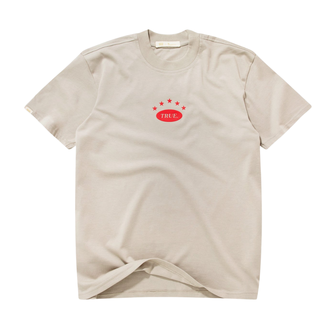 TRUE STARS TEE - BEIGE