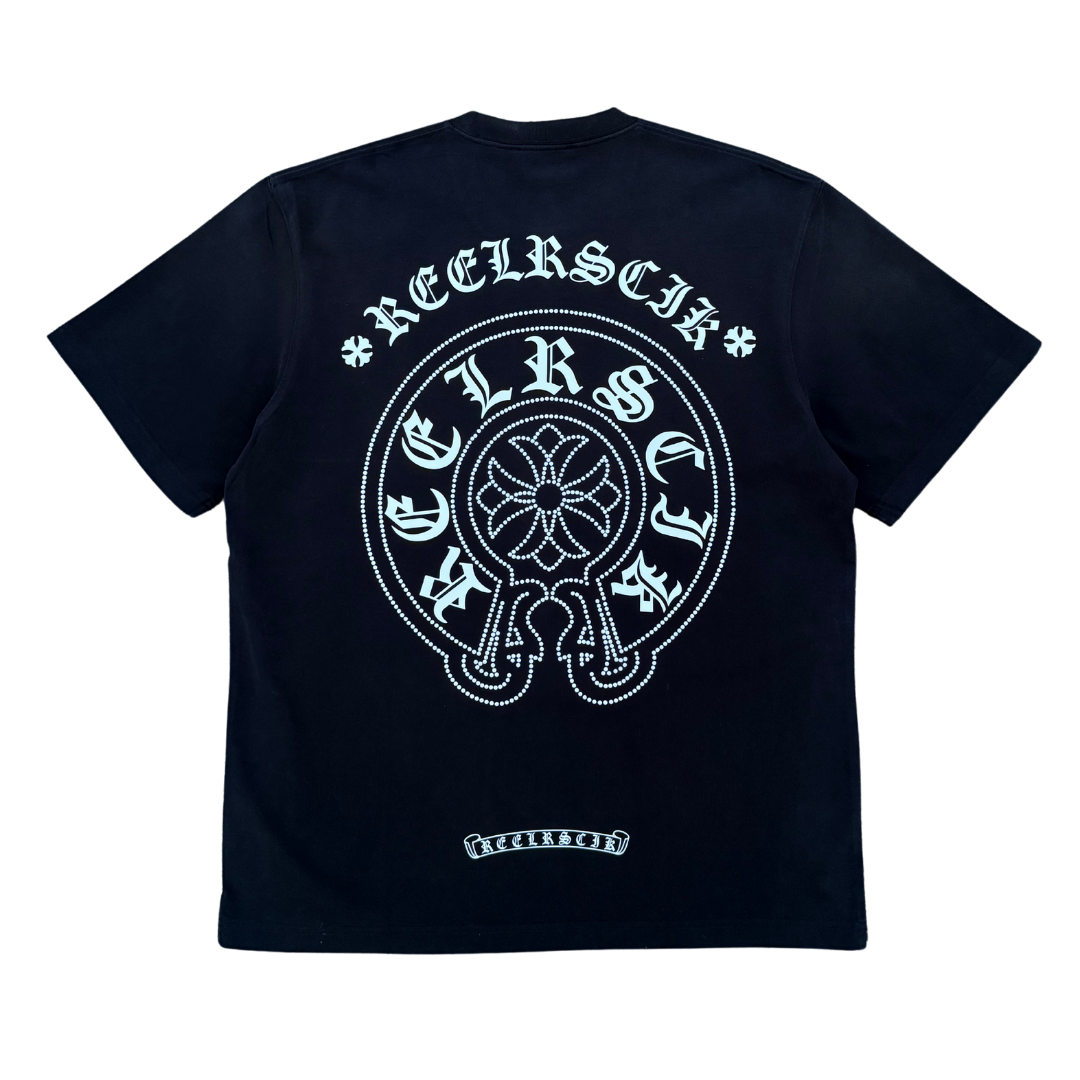 REELISTIK EMBLEM TEE - WASHED BLACK