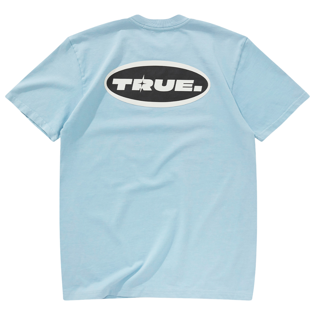 TRUE MOONLIGHT TEE - PASTEL BLUE
