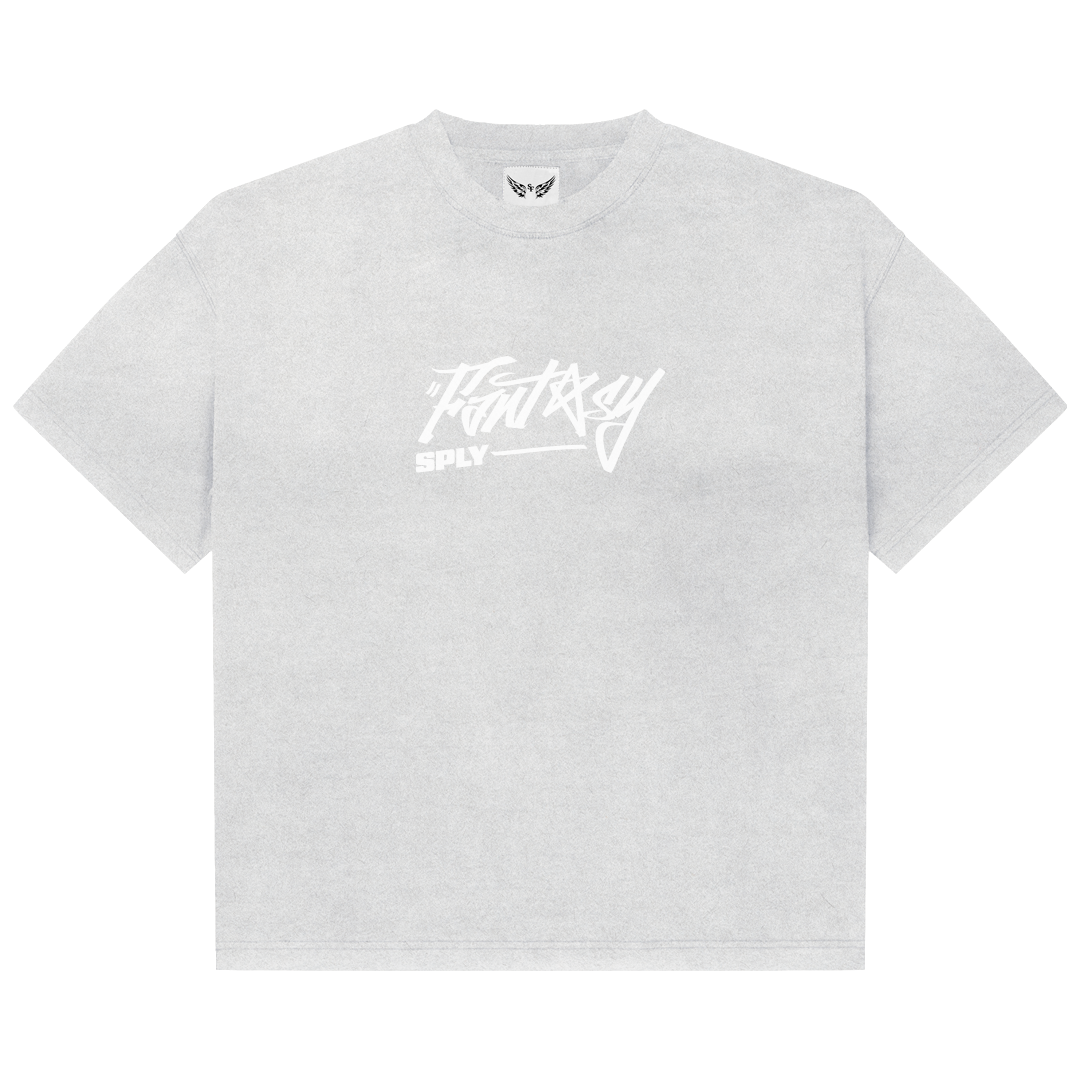 FANTASY SUPPLY WINGS TEE - HEATHER GREY