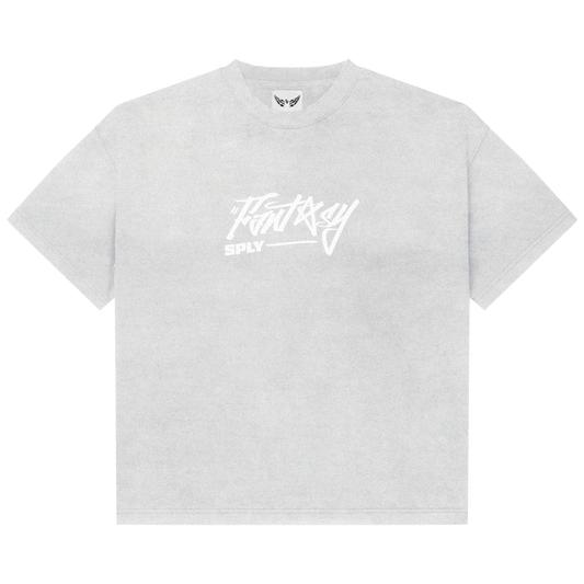 FANTASY SUPPLY WINGS TEE - HEATHER GREY