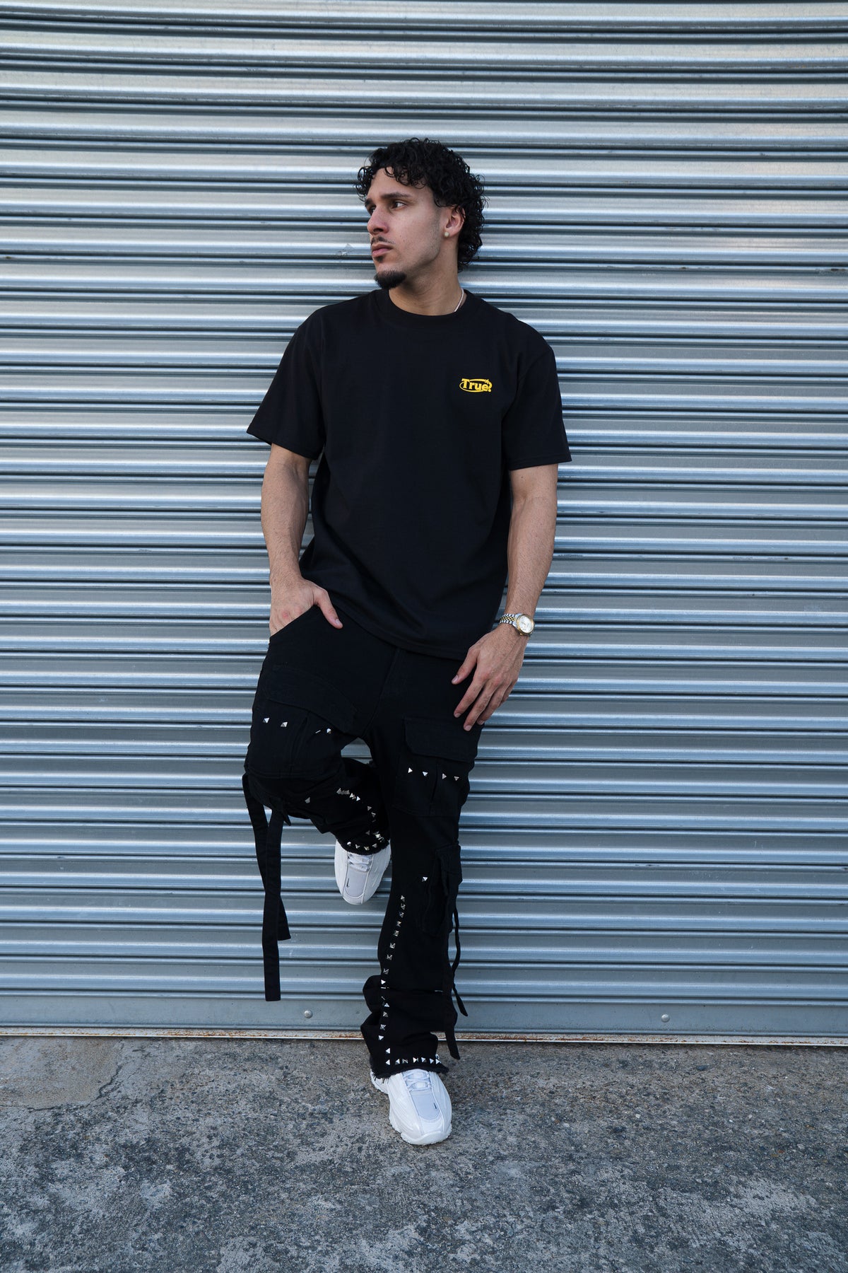 TRUE STAR TEE - BLACK/ YELLOW
