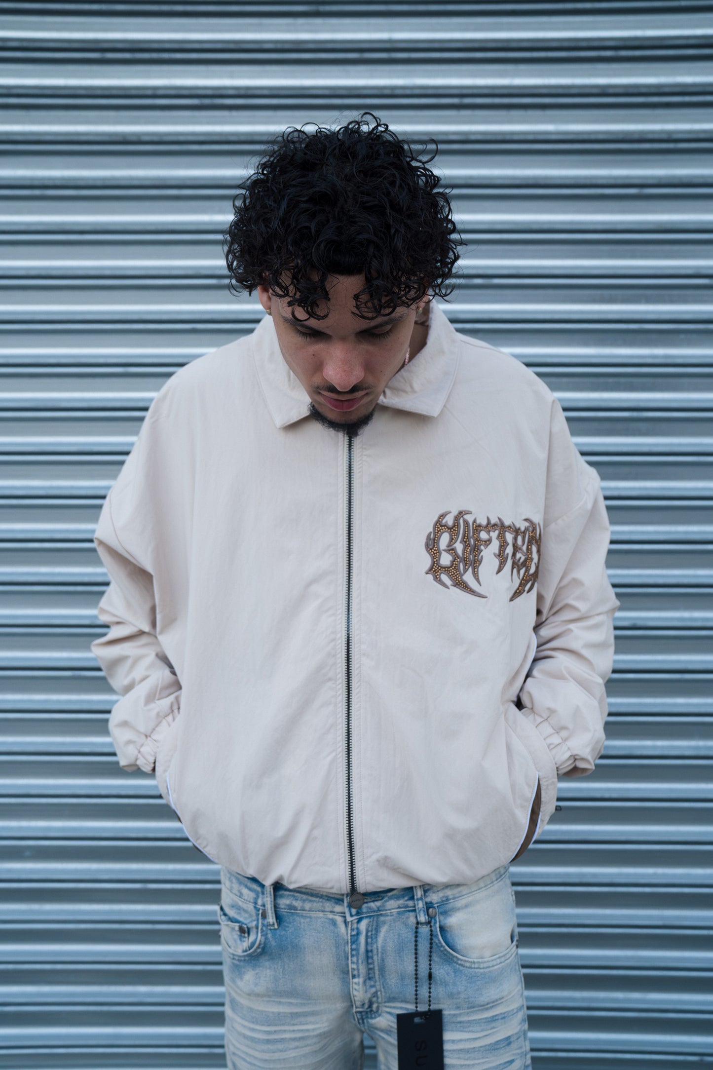 GFTD TRACK JACKET - BONE