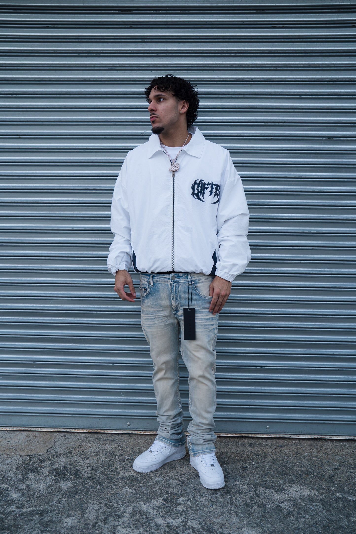 GFTD TRACK JACKET - WHITE