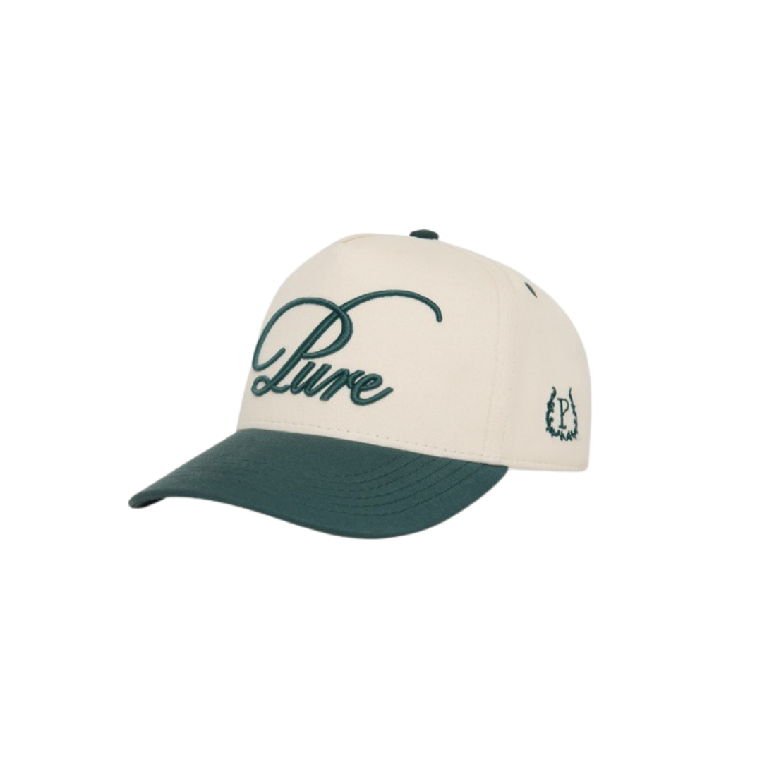 PURE MOCLAIR CAP - CREAM/GREEN