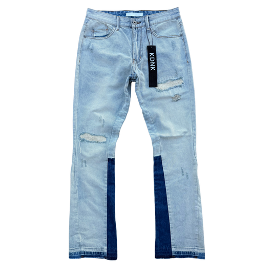 KDNK BOOT CUT DENIM - LT. BLUE