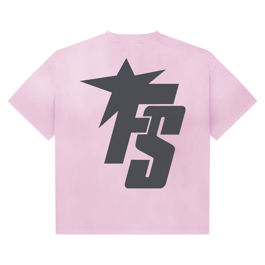 FANTASY SUPPLY MONOGRAM TEE - PINK
