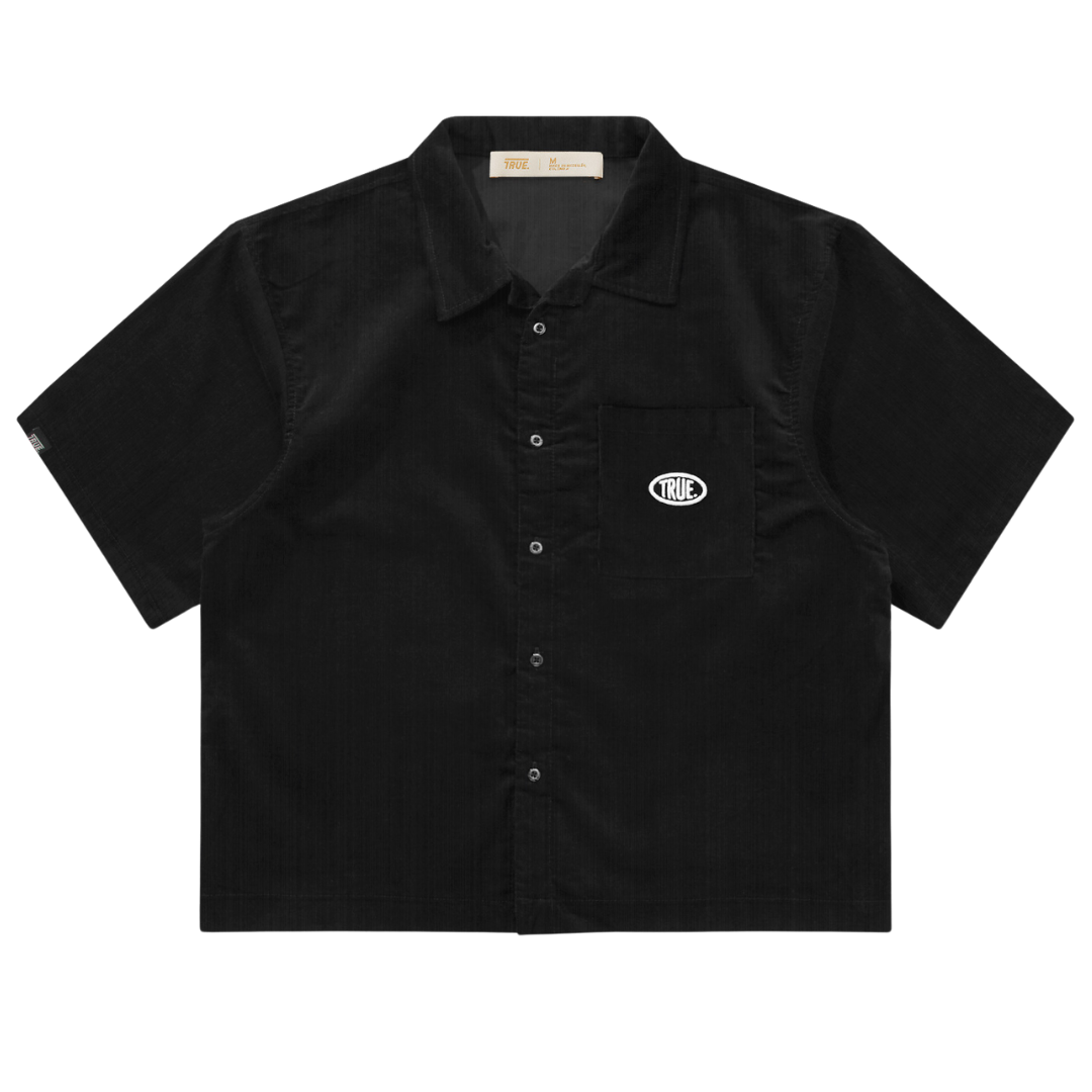 TRUE CURDOROY SHIRT - BLACK