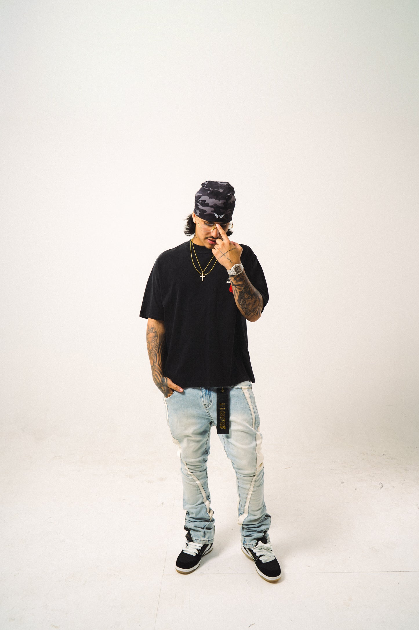 GODMADE WRAPPED TEE - BLACK