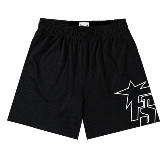 FANTASY SUPPLY MESH SHORTS - BLACK