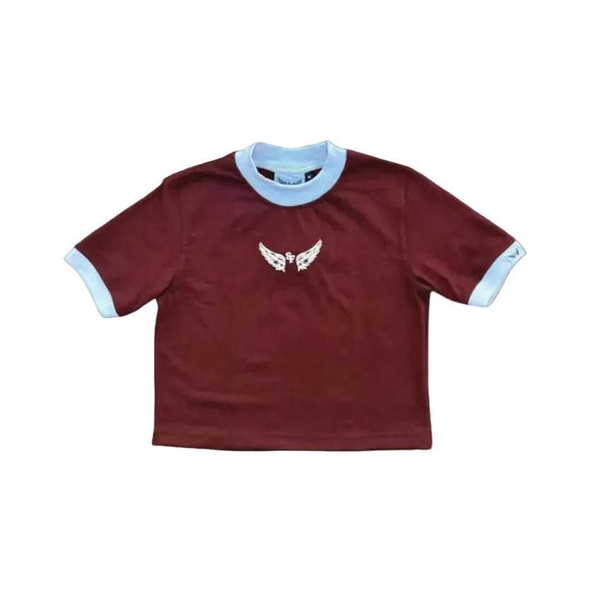 BROWN - CROPPED TEE
