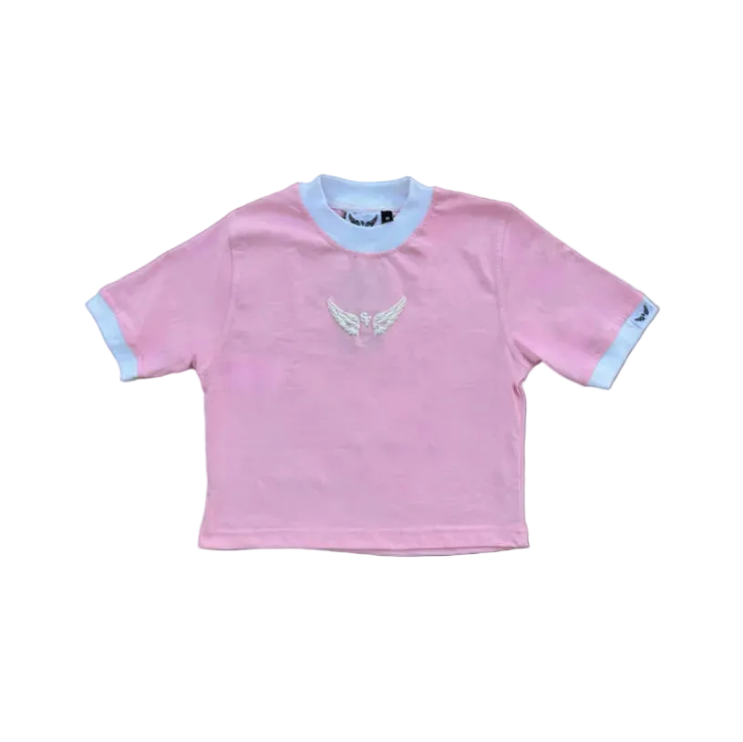 BABY PINK - CROPPED TEE