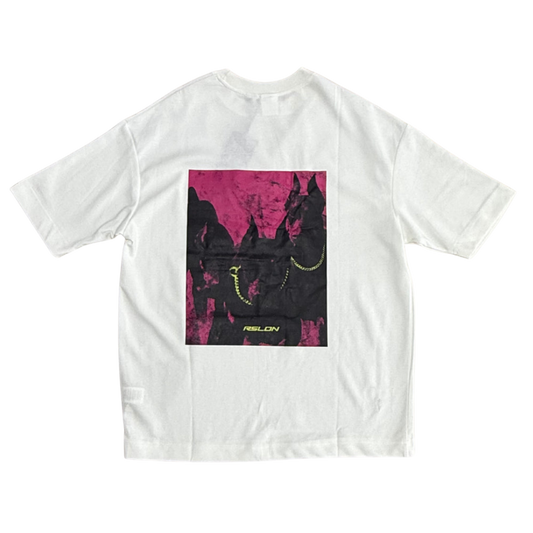 ROSE LNDN DOBERMAN TEE - OFF WHITE