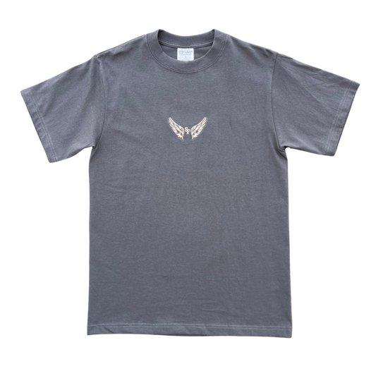 FANTASY SUPPLY GREY/PEACH ESSENTIAL TEE