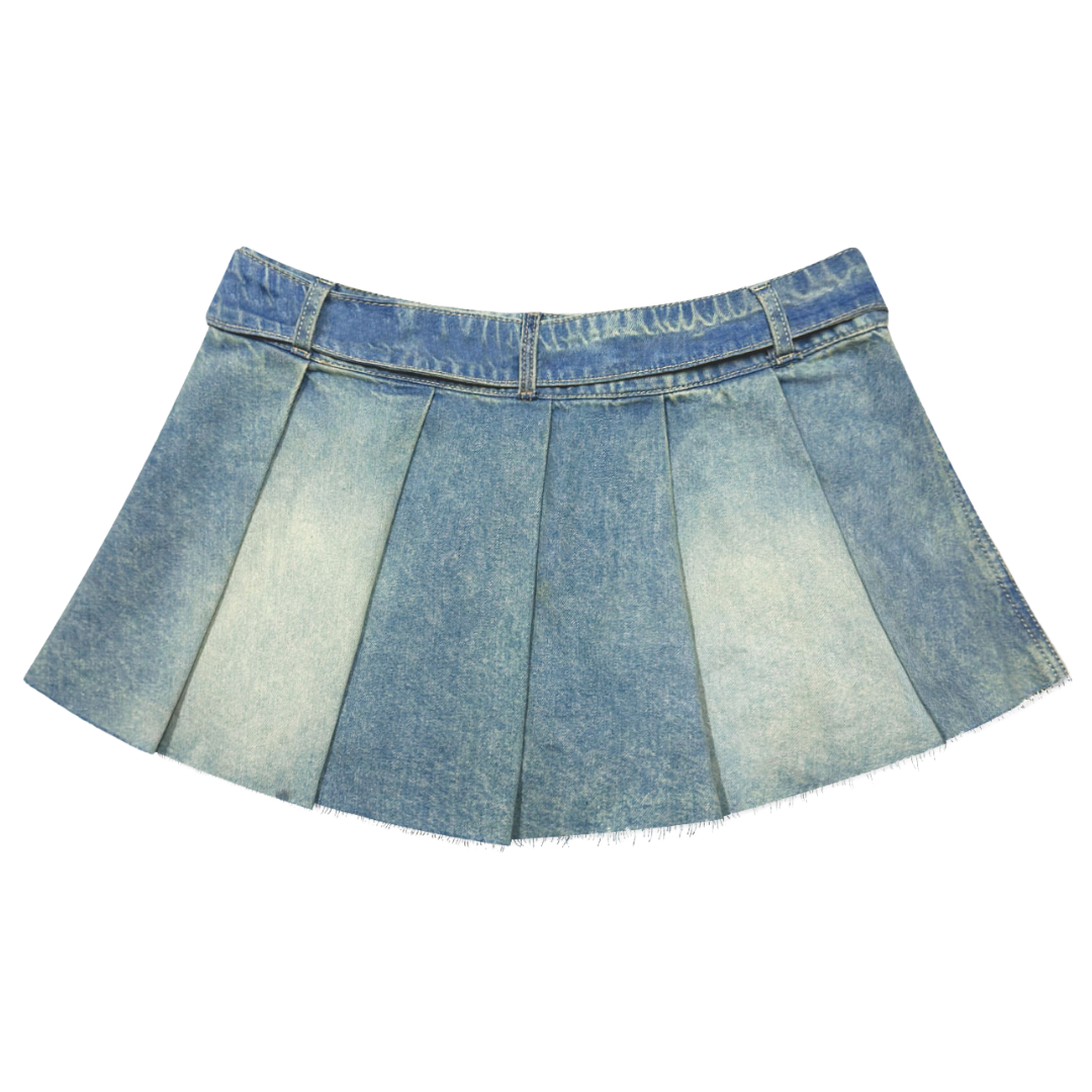 TRUE DENIM SKIRT - BLUE