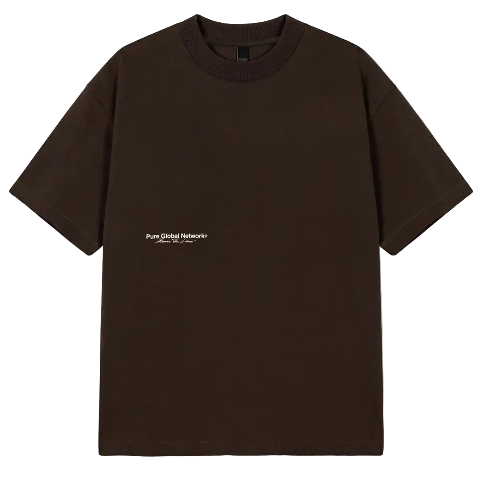 PURE ATL TEE - BROWN
