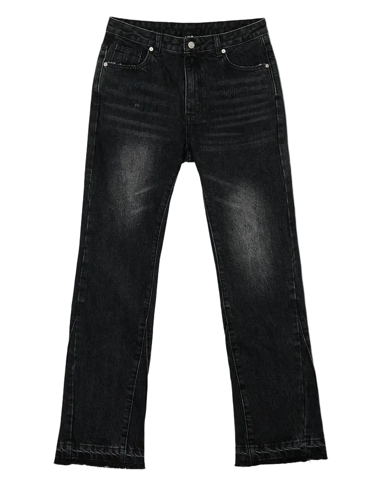 VISION FLARE JEANS - BLACK