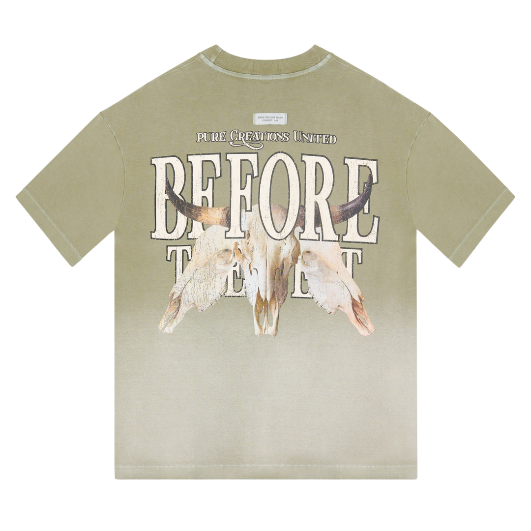 PURE BTW TEE - OLIVE