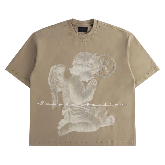 SUPPLY PRAYER TEE - BEIGE