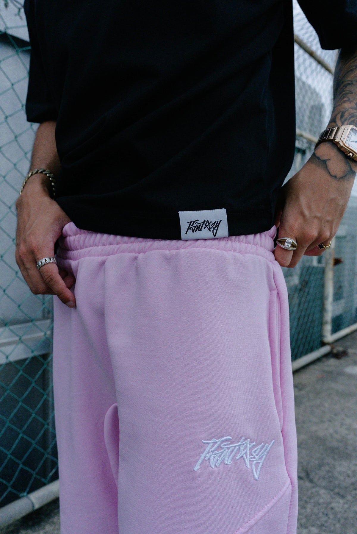 FANTASY SUPPLY FLEECE SHORTS - PINK