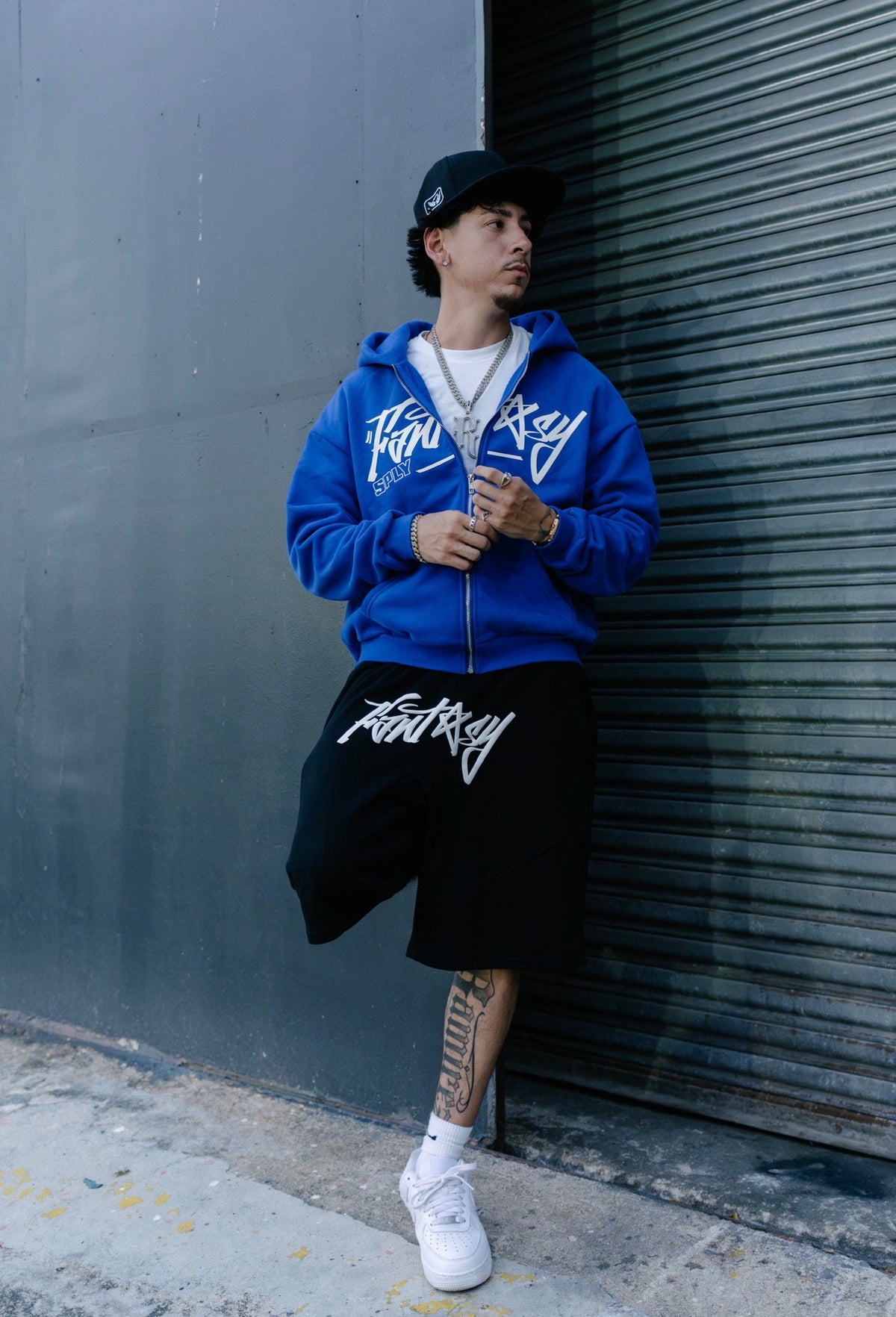 FANTASY SUPPLY FLEECE SHORTS - BLACK