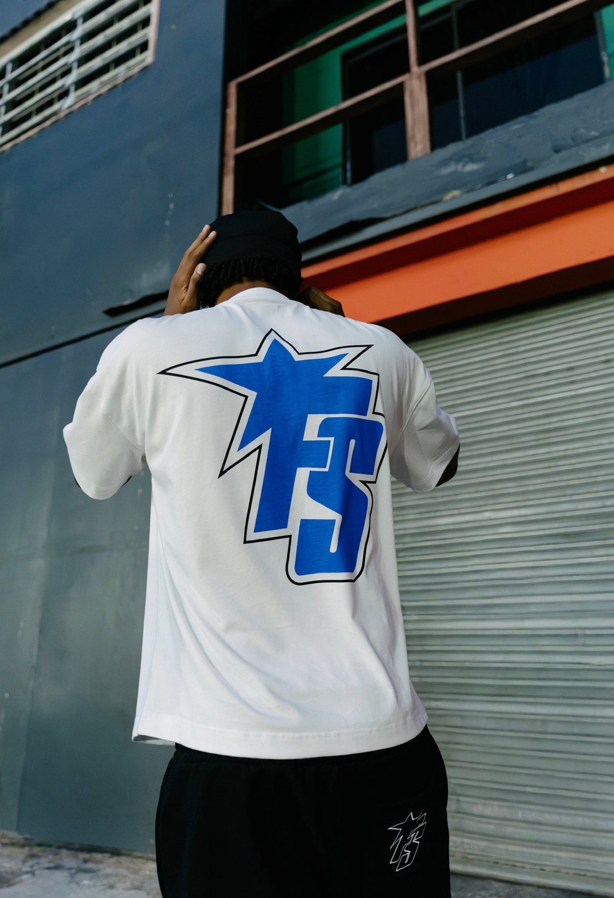 FS MONOGRAM TEE - WHITE (BACK SOON)